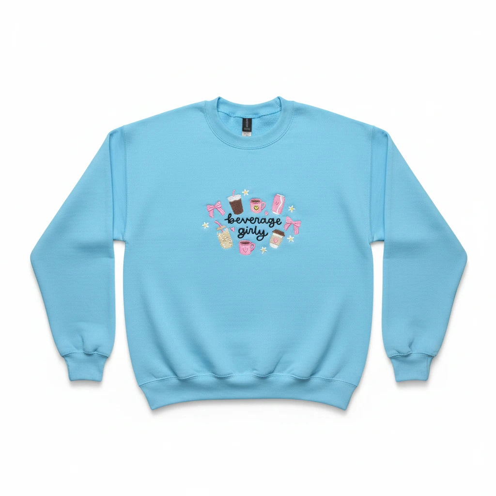 beverage girly sweatshirt