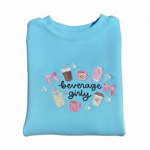 beverage girly sweatshirt