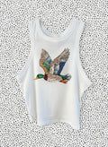 Duck Rhinestone Tank Top