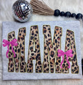 Leopard Bow Sublimation T-Shirts