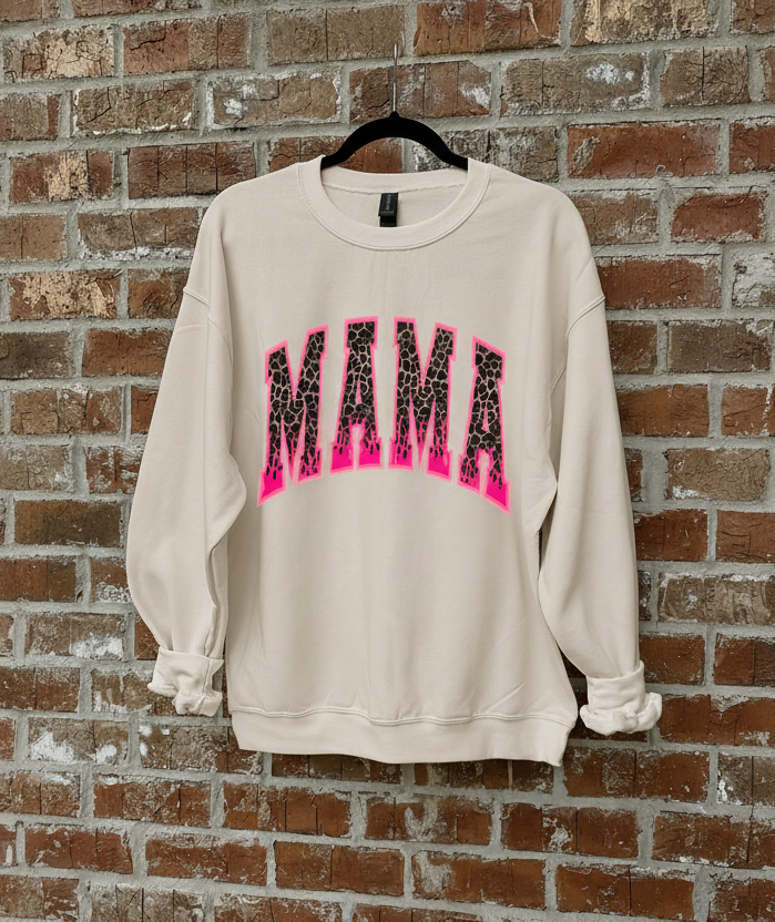 Mama Cheetah Flame Sweatshirt