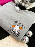 Spooky Season Halloween Embroidered Sweatshirt