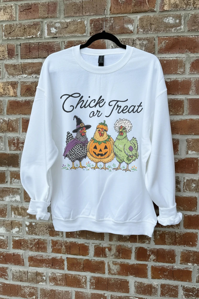 Chick or Treat Sweatshirt