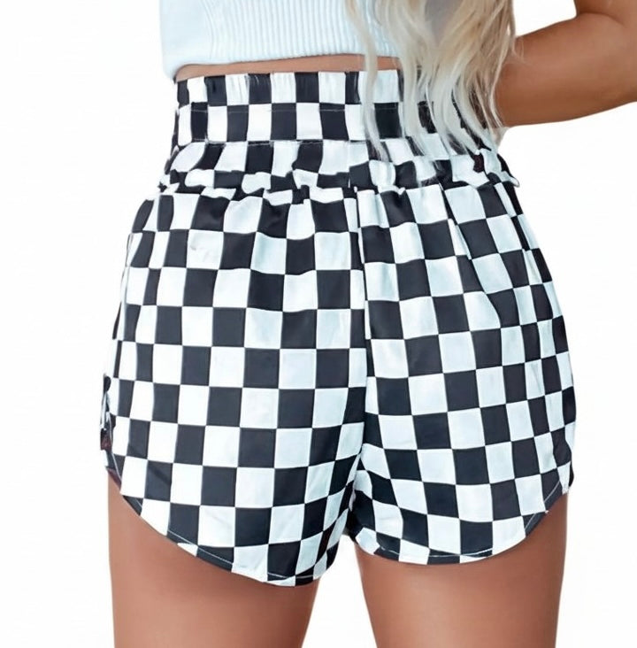 Checked Shorts