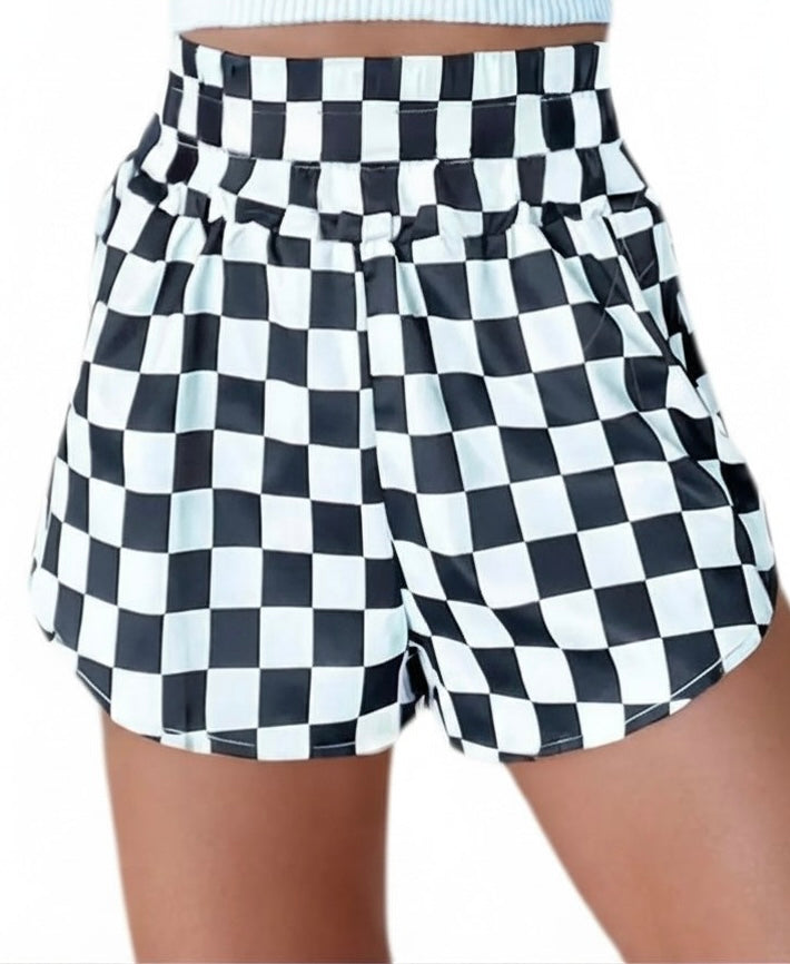 Checked Shorts